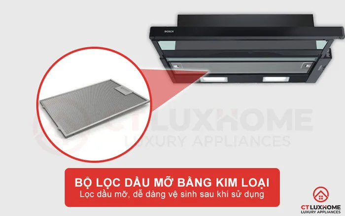 Bộ lọc dầu mỡ bằng kim loại